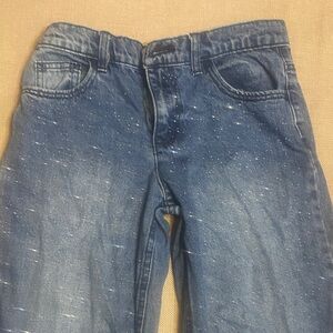 Justice girls size 10 glittery jeans.